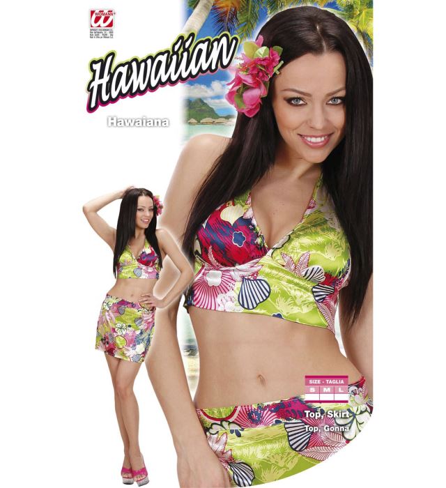 Hawaiian  Top, Skirt 