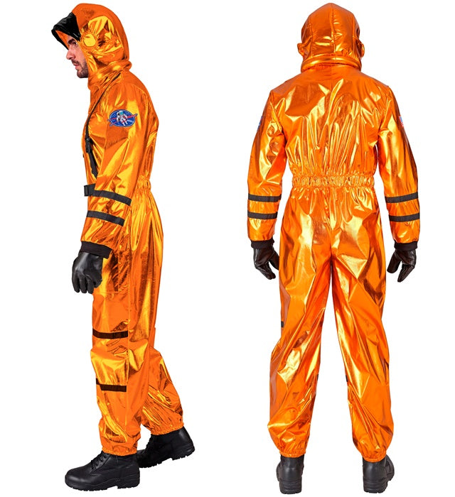 Orange Astronaut  Jumpsuit, Helmet 
