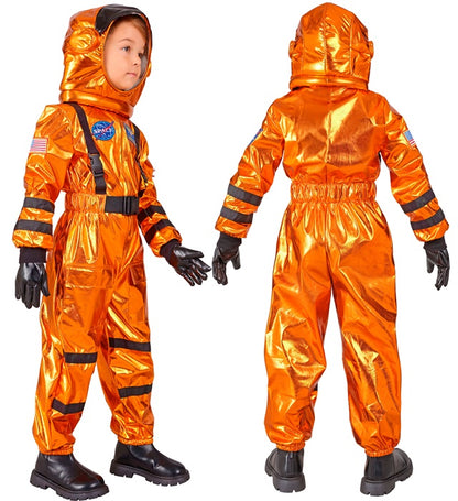 Orange Astronaut  Jumpsuit, Helmet 
