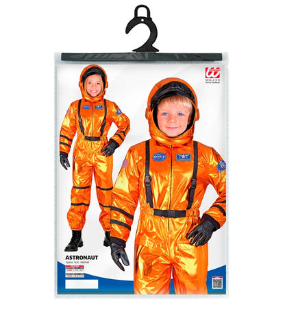 Orange Astronaut  Jumpsuit, Helmet 