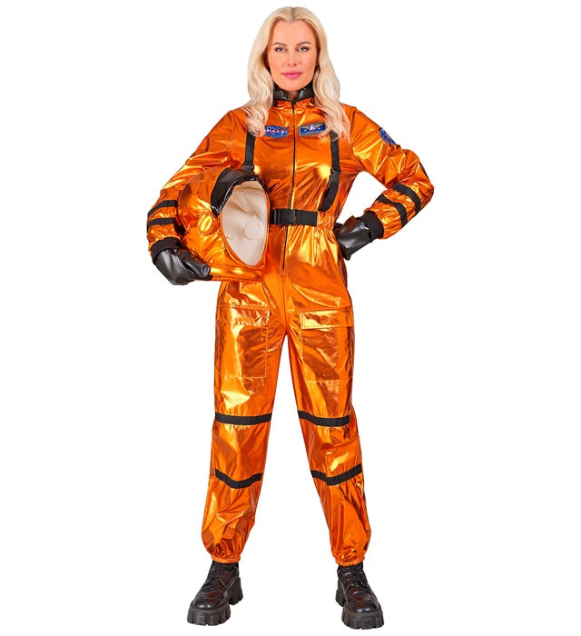 Orange Astronaut  Jumpsuit, Helmet 