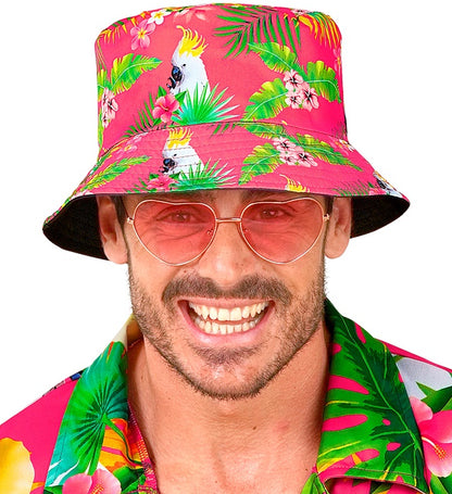 Hat Bucket Summer Party Pink