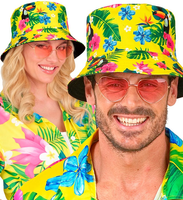 Hat Bucket Summer Party Yellow