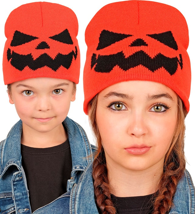 Hat Cap Beanie Pumpkin Child Size