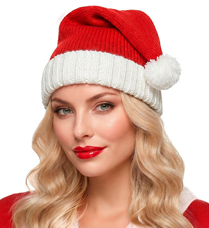 Hat Santa Claus Knitted