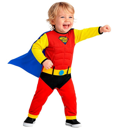 Super Baby  Jumpsuit With Cape 