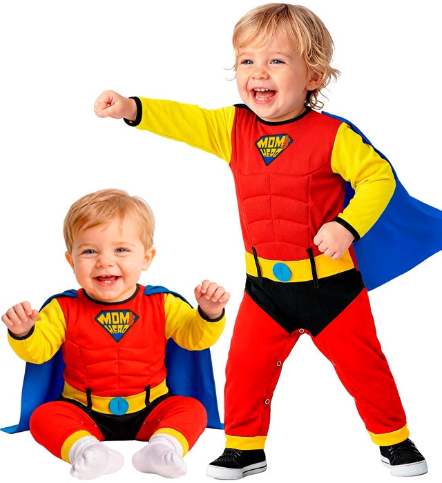 Super Baby  Jumpsuit With Cape 