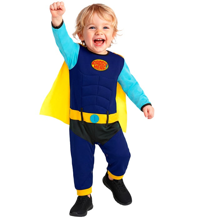 Super Baby  Jumpsuit With Cape 