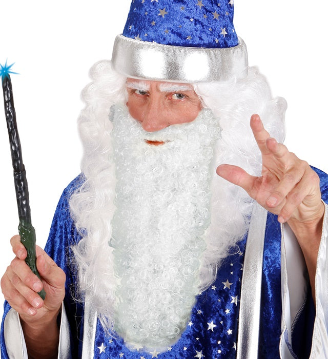 White Maxi Beard With Moustache