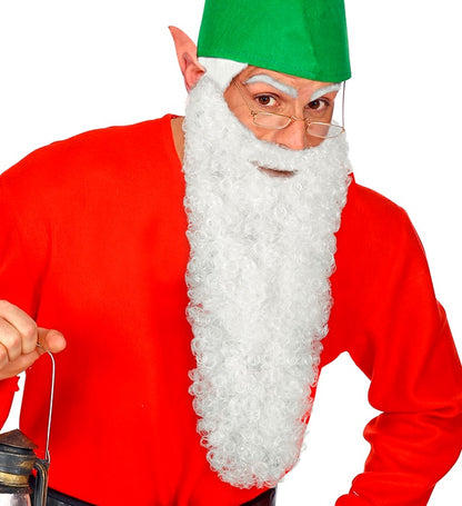 White Maxi Beard With Moustache