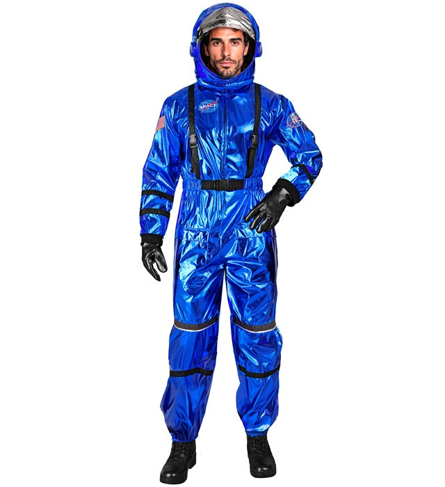Blue Astronaut  Jumpsuit, Helmet 