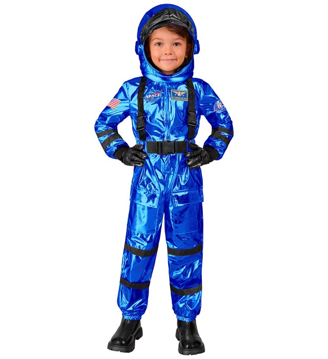 Blue Astronaut  Jumpsuit, Helmet 