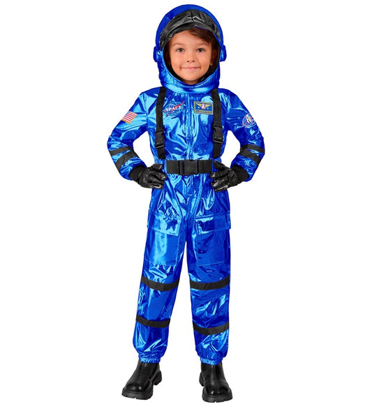 Blue Astronaut  Jumpsuit, Helmet 