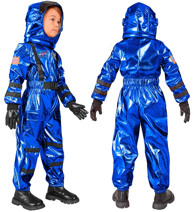 Blue Astronaut  Jumpsuit, Helmet 