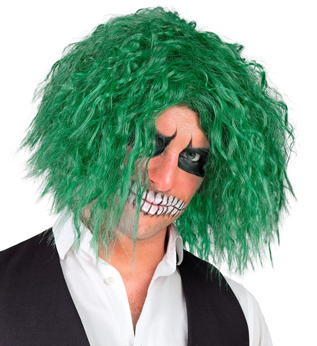 Green Sinsiter Clown Wig In Box