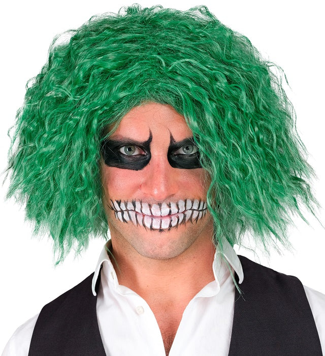 Green Sinsiter Clown Wig In Box