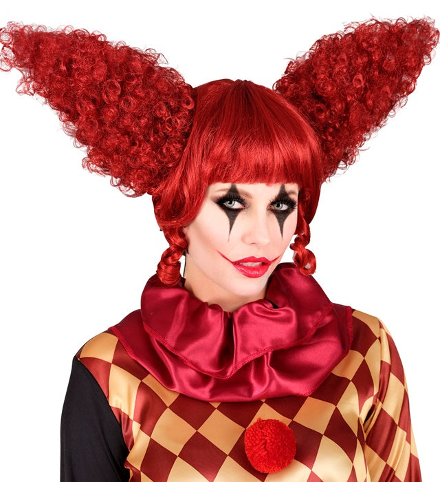 Vintage Creepy Clown Wig In Box