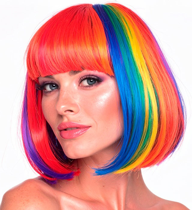 Rainbow Wig In Box