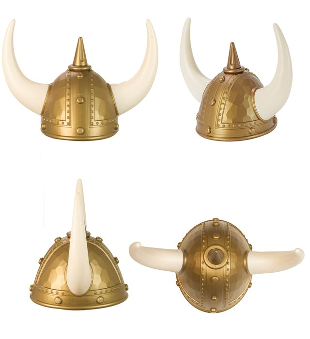 Viking Spiked Helmet Hard Plastic - Child Size