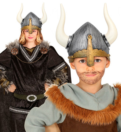 Viking Helmet Hard Plastic - Child Size