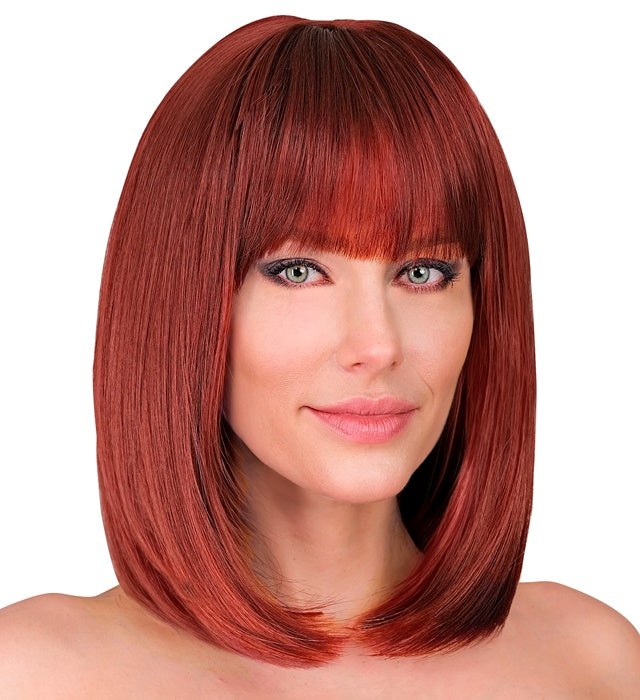 Burgundy Layla Dream Hair Wig In Color Box