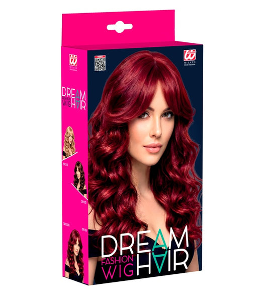 Red Taylor Dream Hair Wig In Color Box