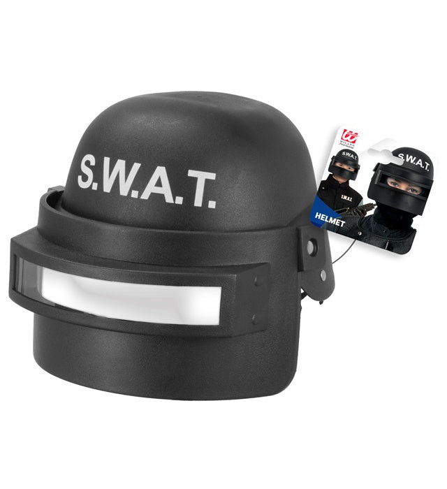 S.W.A.T. Helmet With Visor Hard Plastic - Child Size