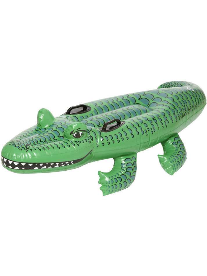 Inflatable Crocodile Adult Green 140cm Fancy Dress Prop 1