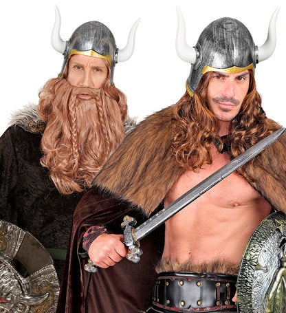Viking Helmet Hard Plastic - Adult Size