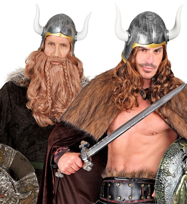 Viking Helmet Hard Plastic - Adult Size