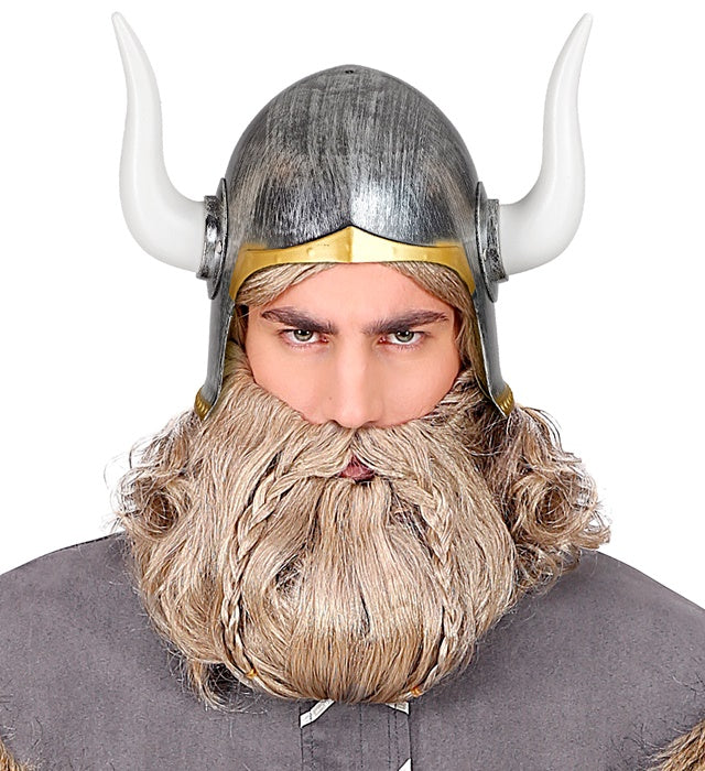 Viking Helmet Hard Plastic - Adult Size