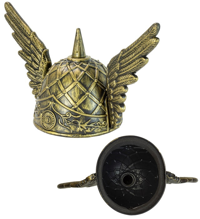 Viking Spiked Helmet With Wings Hard Plastic - Adult Size