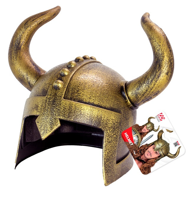 Viking Helmet Hard Plastic - Adult Size