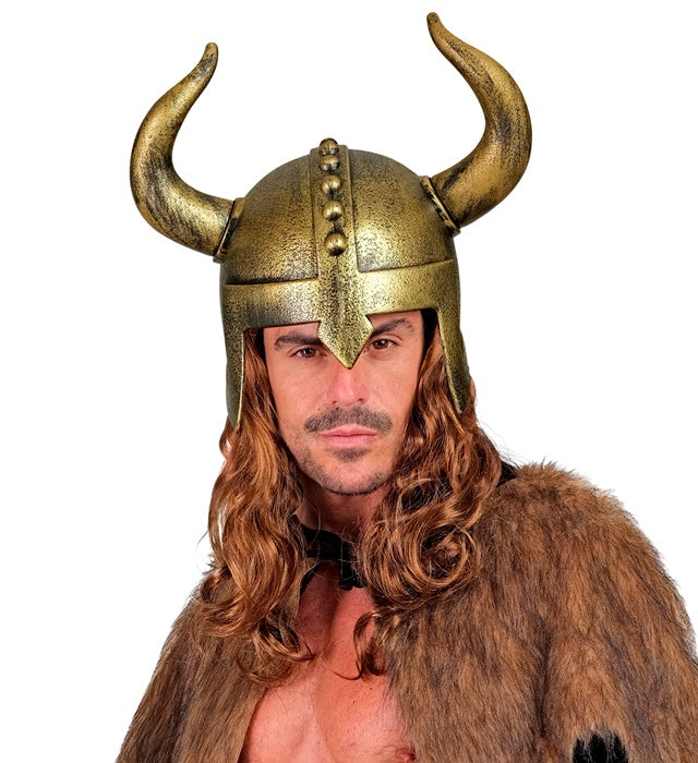 Viking Helmet Hard Plastic - Adult Size