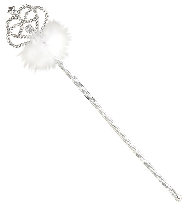 Magic Wand With White Marabou