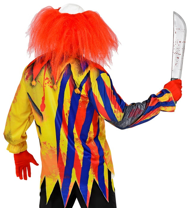 Horror Clown  Photorealistic Sublimation Printed Long Sleeve T-Shirt 