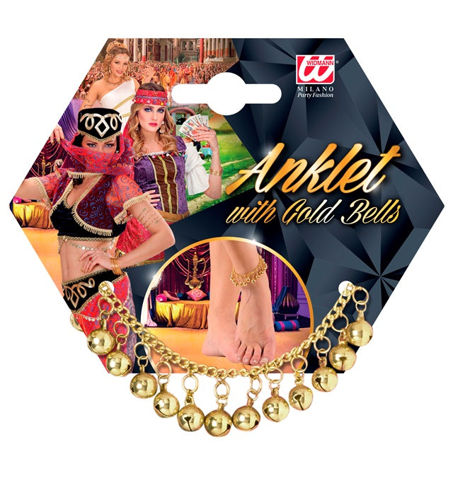 Anklet With Gold Bells