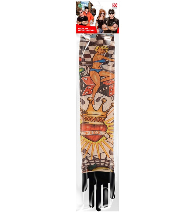 Pair Of Natural Look Miami Ink Tattoo Sleeves