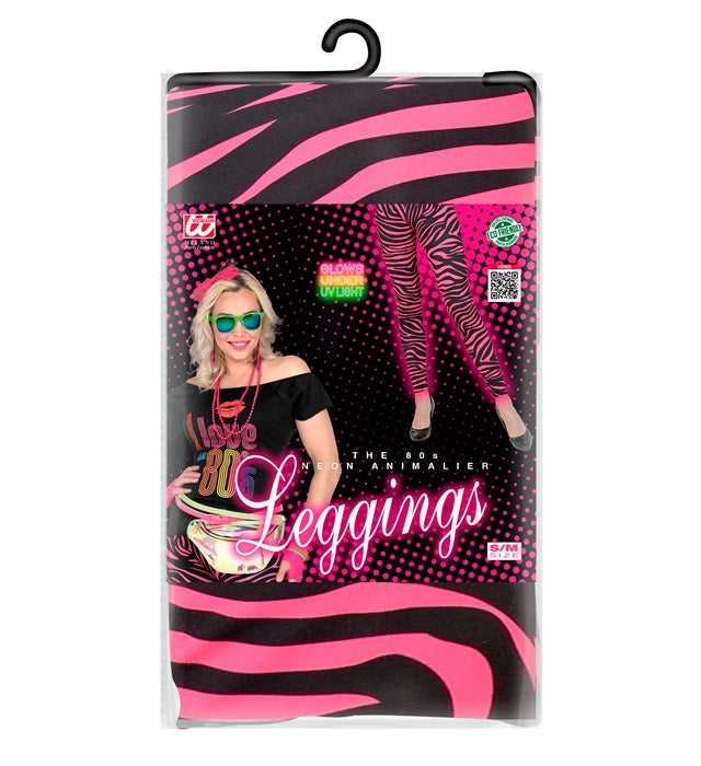 Neon Pink Animalier The 80S Leggings