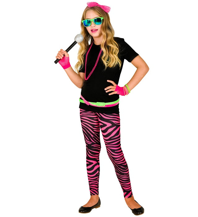Neon Pink Animalier The 80S Leggings