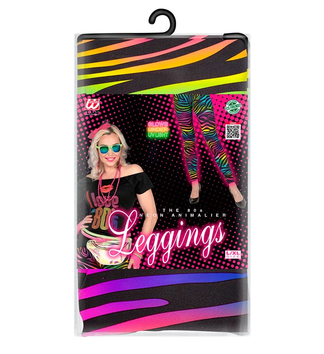 Neon Multicolor Animalier The 80S Leggings