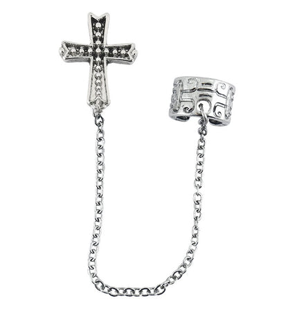 Gothic Cross Earring