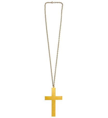 Gold Cross Necklace 10,5 Cm