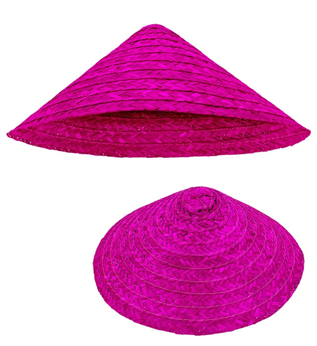 Pink Straw Vietkong Hat