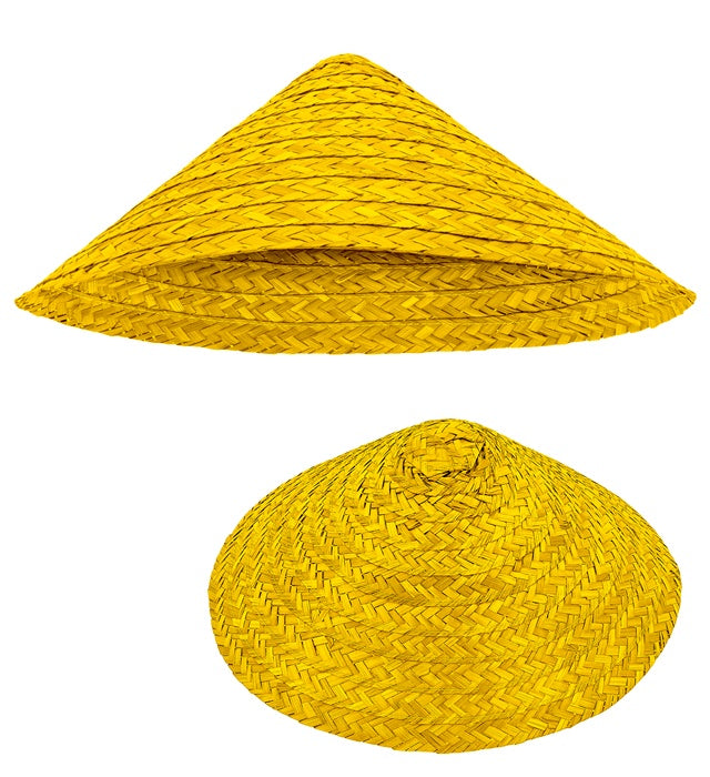 Yellow Straw Vietkong Hat