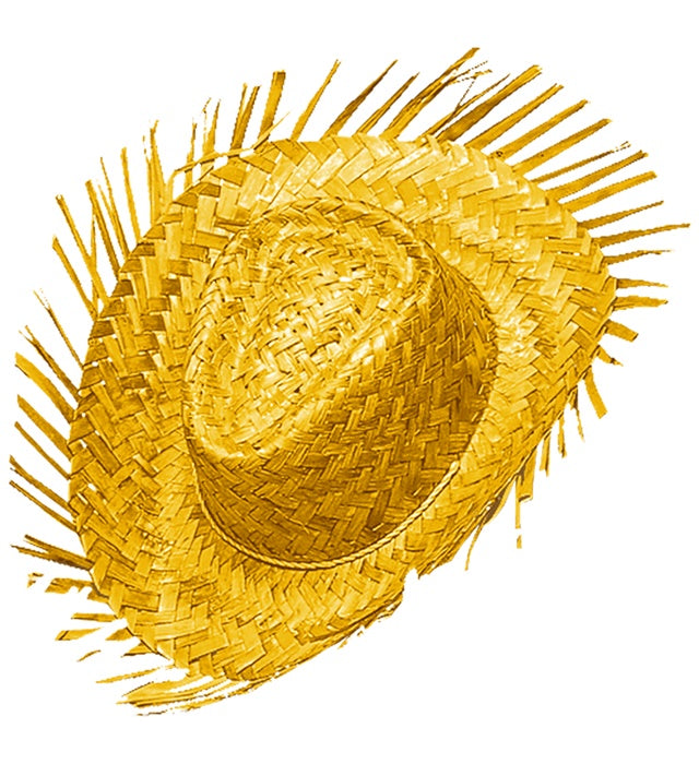 Yellow Straw Gringo Hat