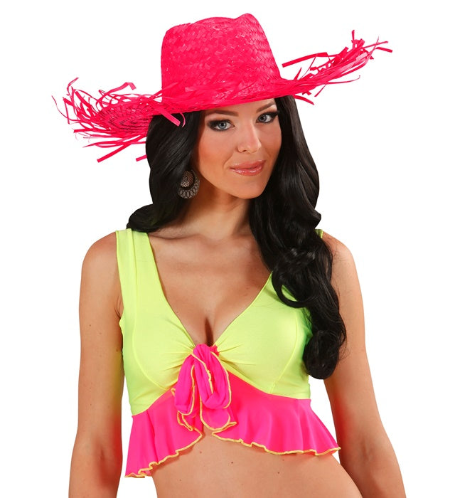 Straw Gringo Hat 4 Colors Ass.