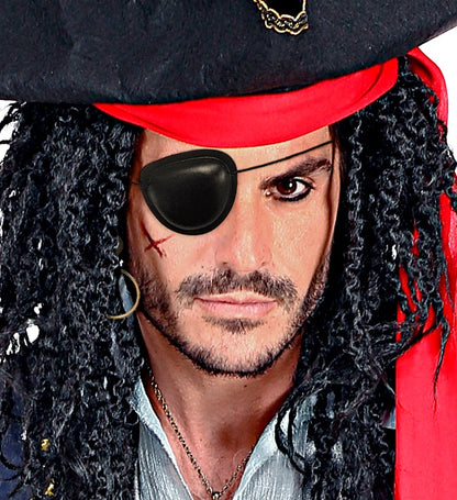 Pirate Set  Eye-Patch, Earring  3 Styles Ass.