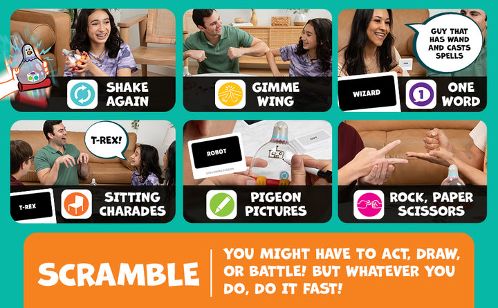 Exploding Pigeon Card Game by Exploding Kittens