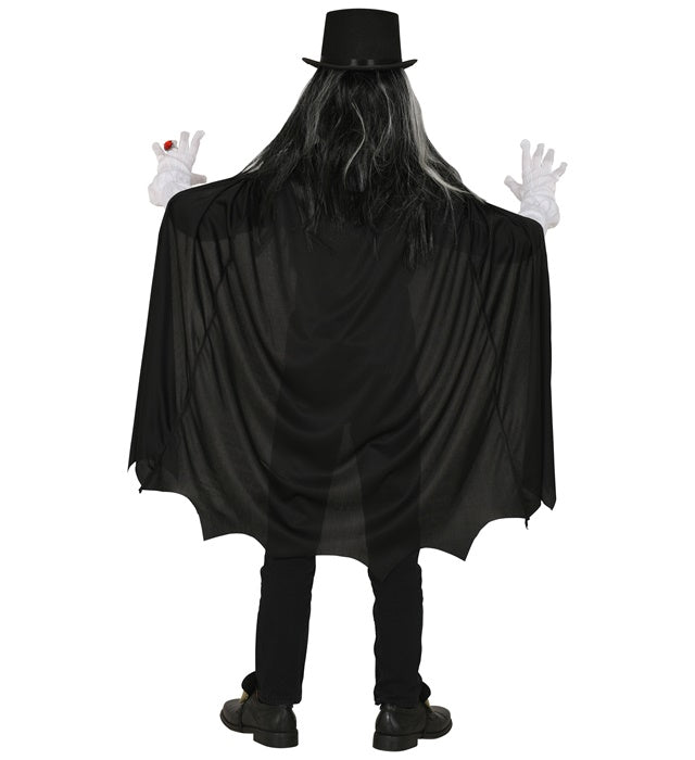 Vampire  Shirt With Vest And Jabot, Cape With Collar 